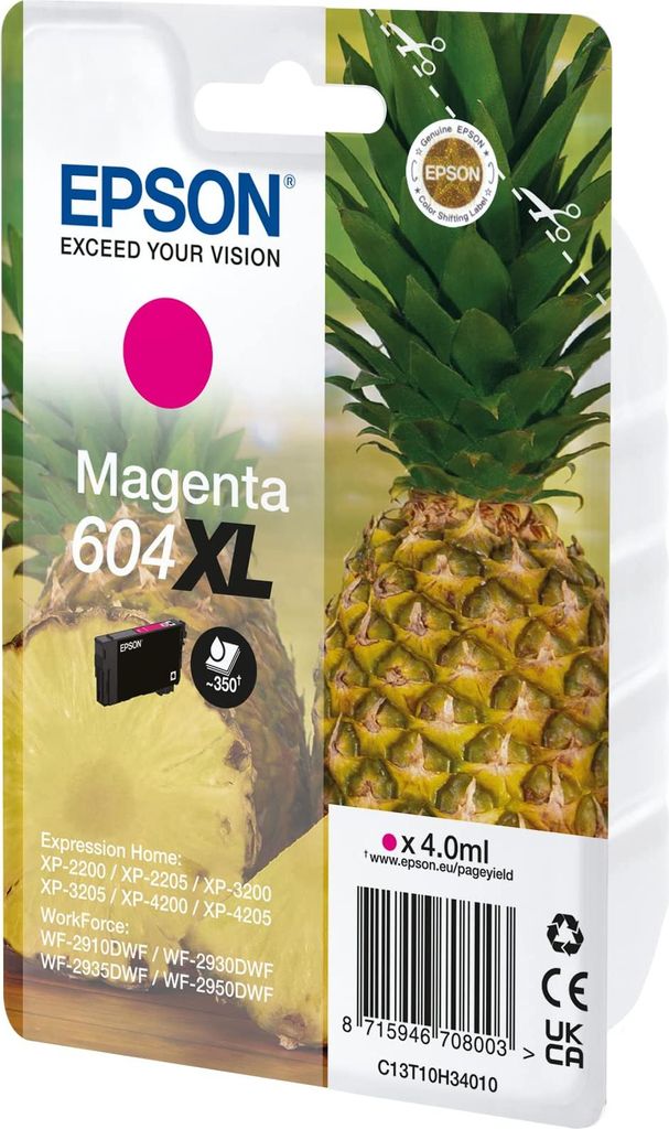 Epson 604XL Original XL-Druckerpatrone Magenta für Expression Home und WorkForce