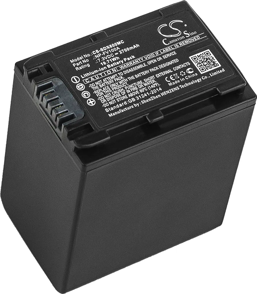 Batteria Sony FDR-AX53 Ricambio TECHTEK - Non perdere un attimo