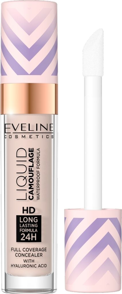 Eveline Liquid Camouflage Waterproof Concealer mit Hyaluronsäure