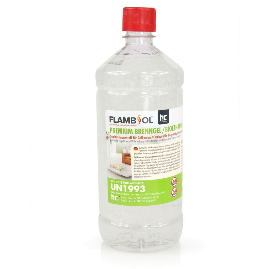 1 L FLAMBIOL® Premium Brenngel Produktbild 