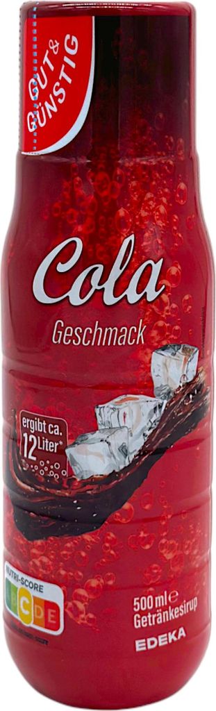 Gut & Günstig Sirup Cola Getränkesirup 6er Pack (6x 500ml) Produktbild 