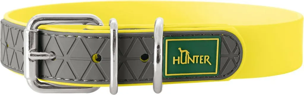 Collare per cani Hunter Convenience 47-55 cm L Giallo