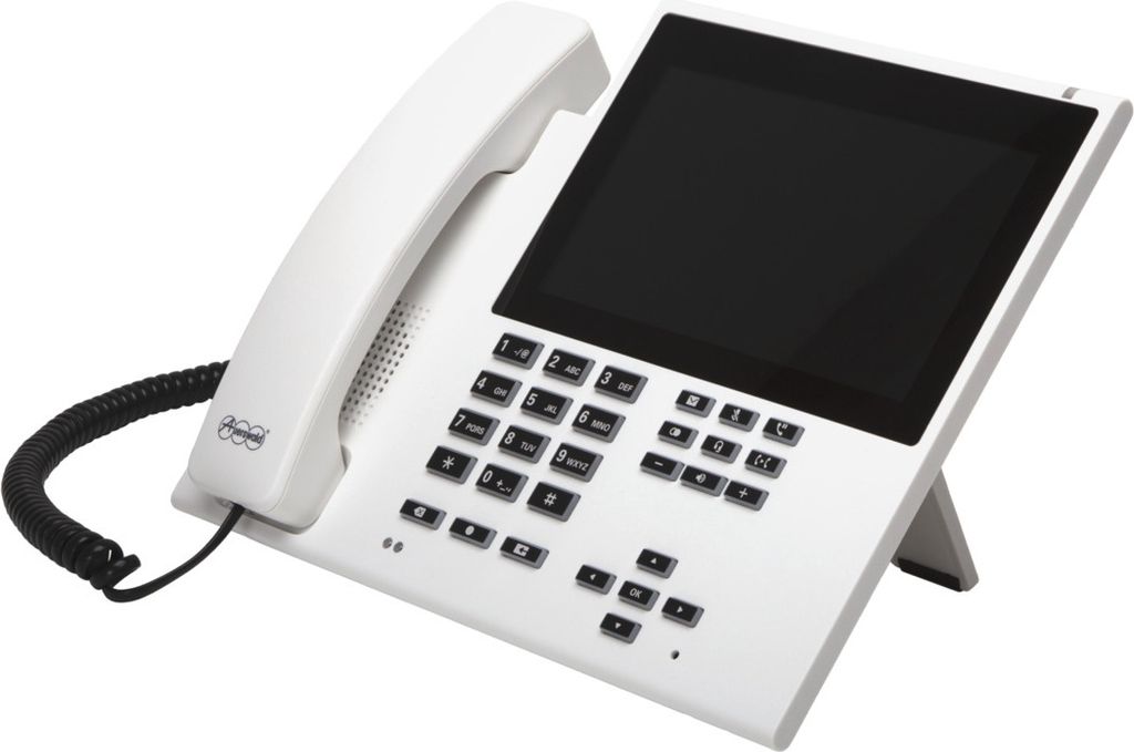 Auerswald COMfortel D-600 - VoIP-Telefon mit Rufnummernanzeige/Anklopffunktion
