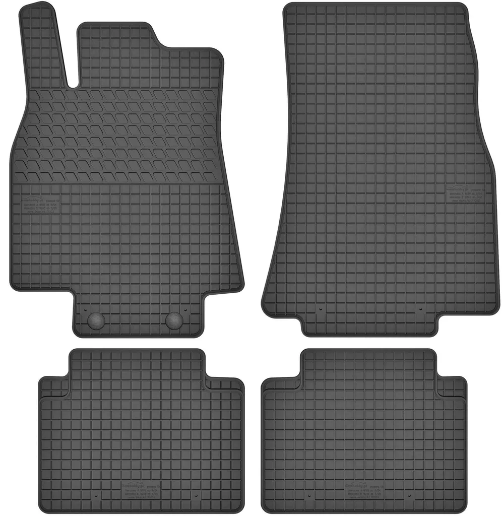 Tappetini in Gomma Mercedes-Benz Classe B W245 - 4 Pezzi Nero