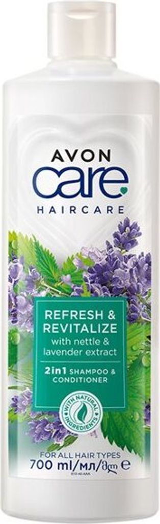 Avon Care Refresh & Revitalize 2-in-1 Shampoo & Conditioner Infused with Nettle and Lavender
