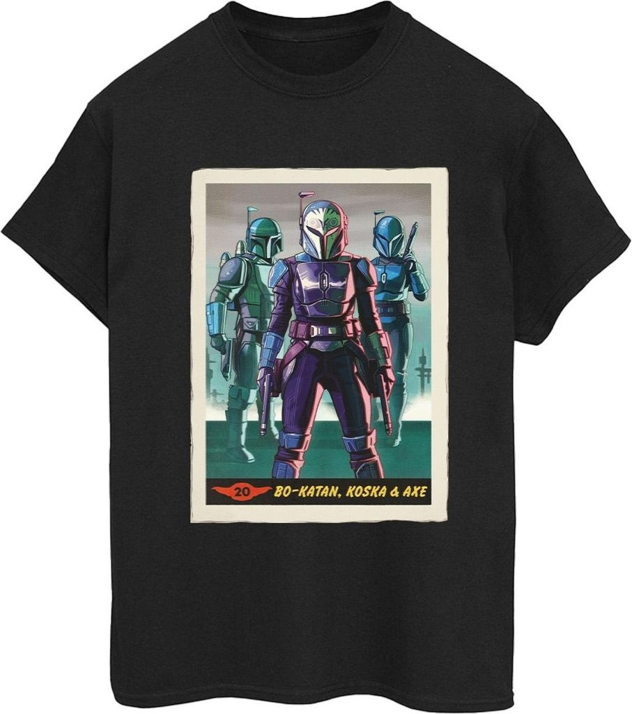 Star Wars - "The Mandalorian" T-Shirt für Damen BI45833 (M) (Schwarz)