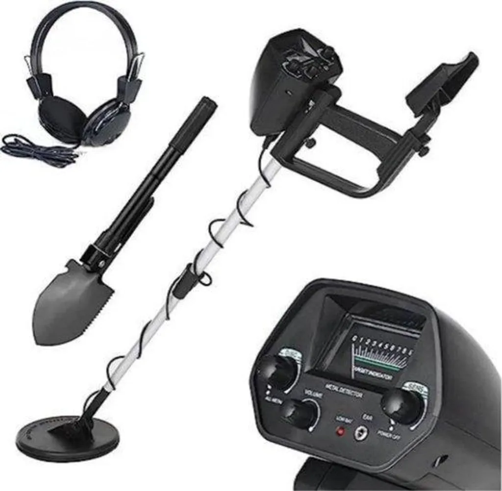 Détecteur de métaux pour recherche d'or et objets perdus - Casque inclus