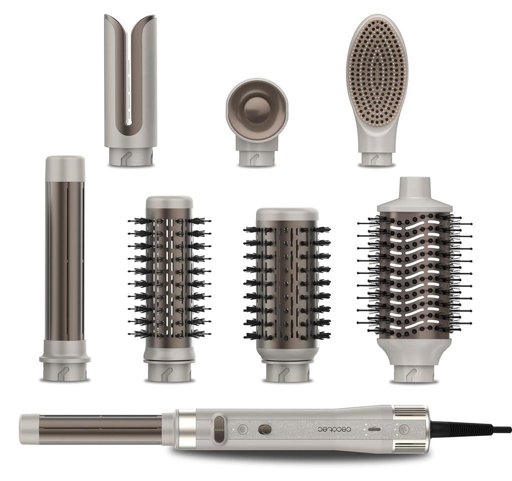 Cecotec Coiffeur 8 accessoires CeramicCare 8in1 AirGlam Image du produit 