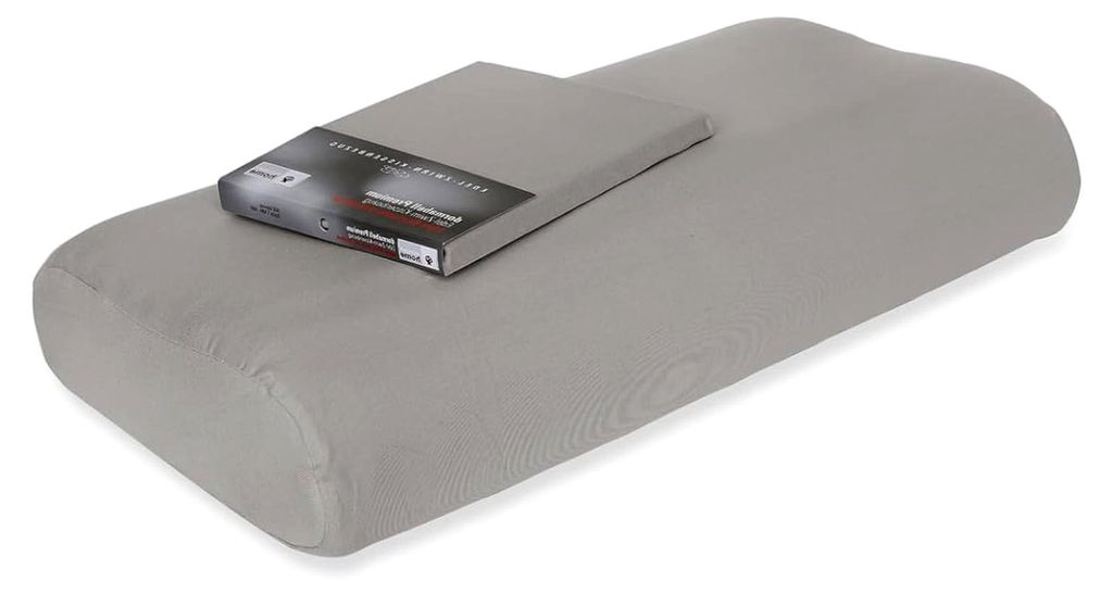 Bezug für Nackenstützkissen lichtgrau, passend für Cervical-Kissen NB6 - NB8, Größe: Large
