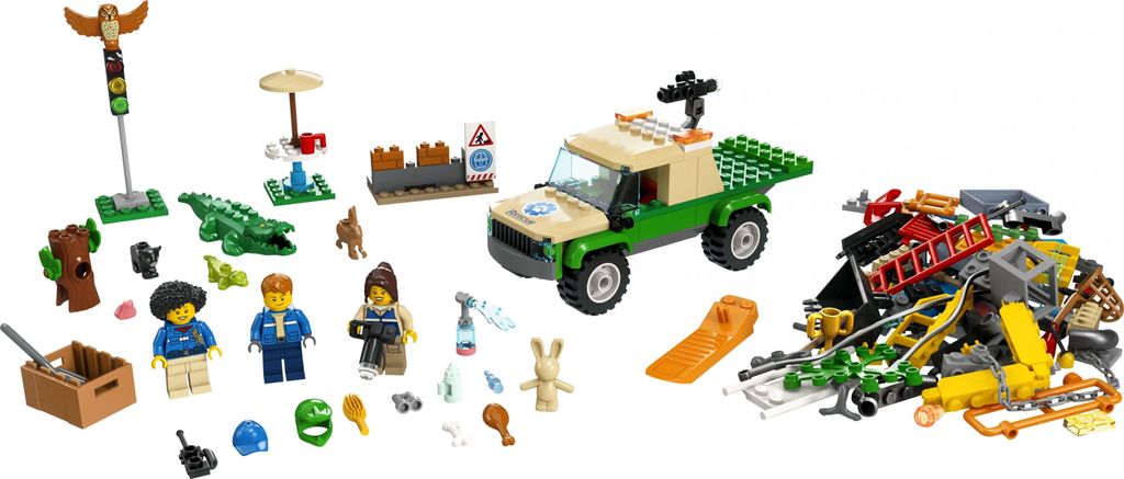 LEGO 60353 LEGO City 60353 Tierrettungsmissionen Productafbeelding 