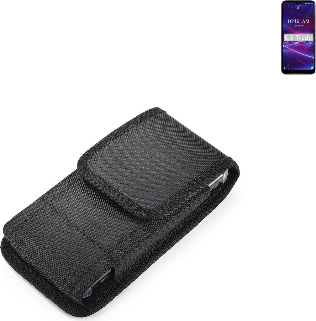 Holster Gürteltasche kompatibel mit Coolpad Legacy Brisa Holster Gürtel Tasche wasserabweisend Handy Hülle Schutz Hülle Outdoor schwarz K-S-Trade