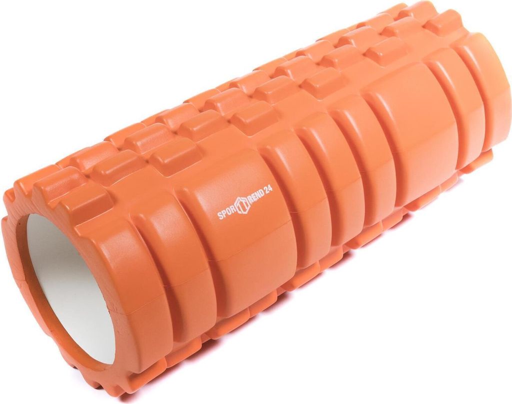 Orange Faszienrolle Massagerolle Foam Roller Fitnessrolle Gymnastikrolle 33x14cm