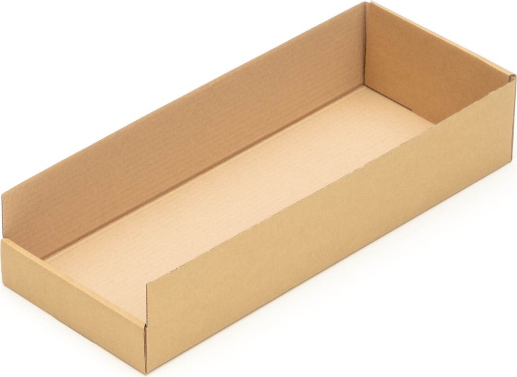 100 Regalkartons 500 x 200 x 100 mm Sortierboxen Lagerboxen Aufbewahrung Wellpappe