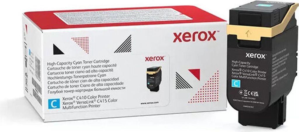 Xerox-Patrone Cyan – Hohe Kapazität für C410, C415 (7.000 Produktbild 