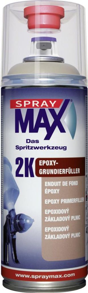 SprayMAX 2K Epoxy-Grundierfüller beige 400ml Produktbild 