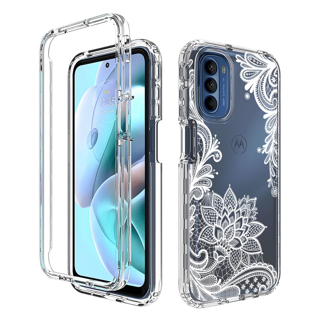 AICEK Transparente Hülle Für Motorola Moto G31/G41 – TPU, Kristallklar, Stoßfest, Mit Noppen-Design