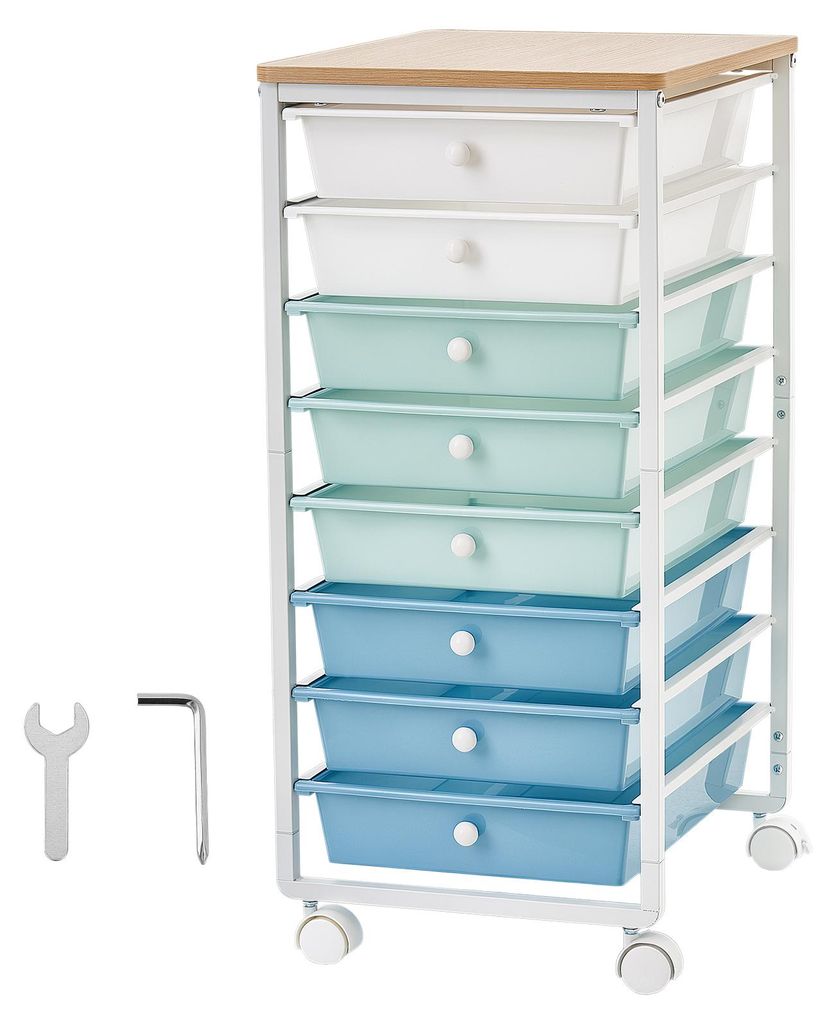 Carrello portauova SucceBuy con 8 cassetti, dimensioni Immagine del prodotto 