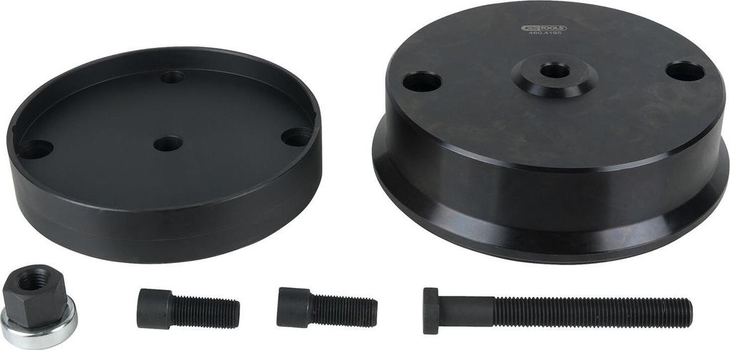 KS TOOLS 460.4195 Kurbelwellen-Simmerring-Montagewerkzeug-Satz für Volvo, 6-tlg