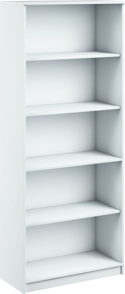 Bücherregal Regal Holzregal Standregal Wandregal Büroregal 180x60x30cm weiss
