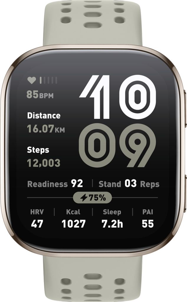 BIP 6, HYROX-Modus, Stone Smartwatch