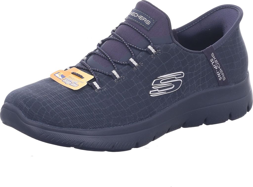 Skechers Sneakers 150128-DKNV in Dark Navy Mesh/ Silver Obrázok produktu 