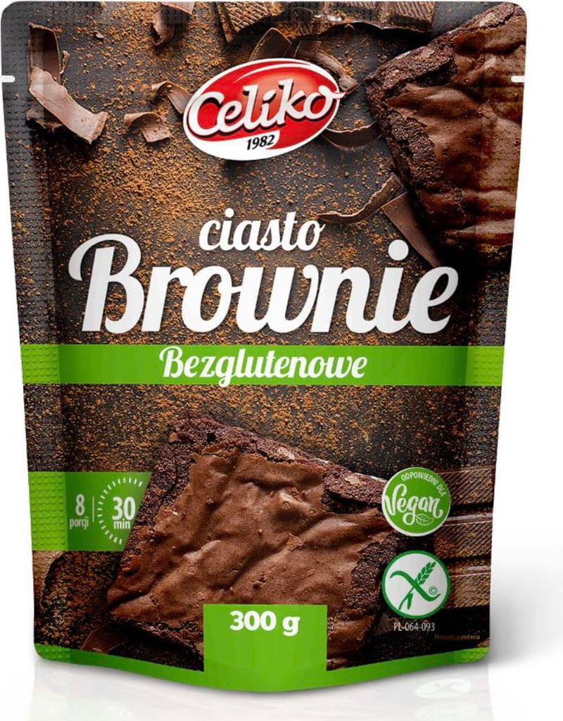 Glutenfreie Brownie-Kuchenmischung 300g CELIKO Produktbild 