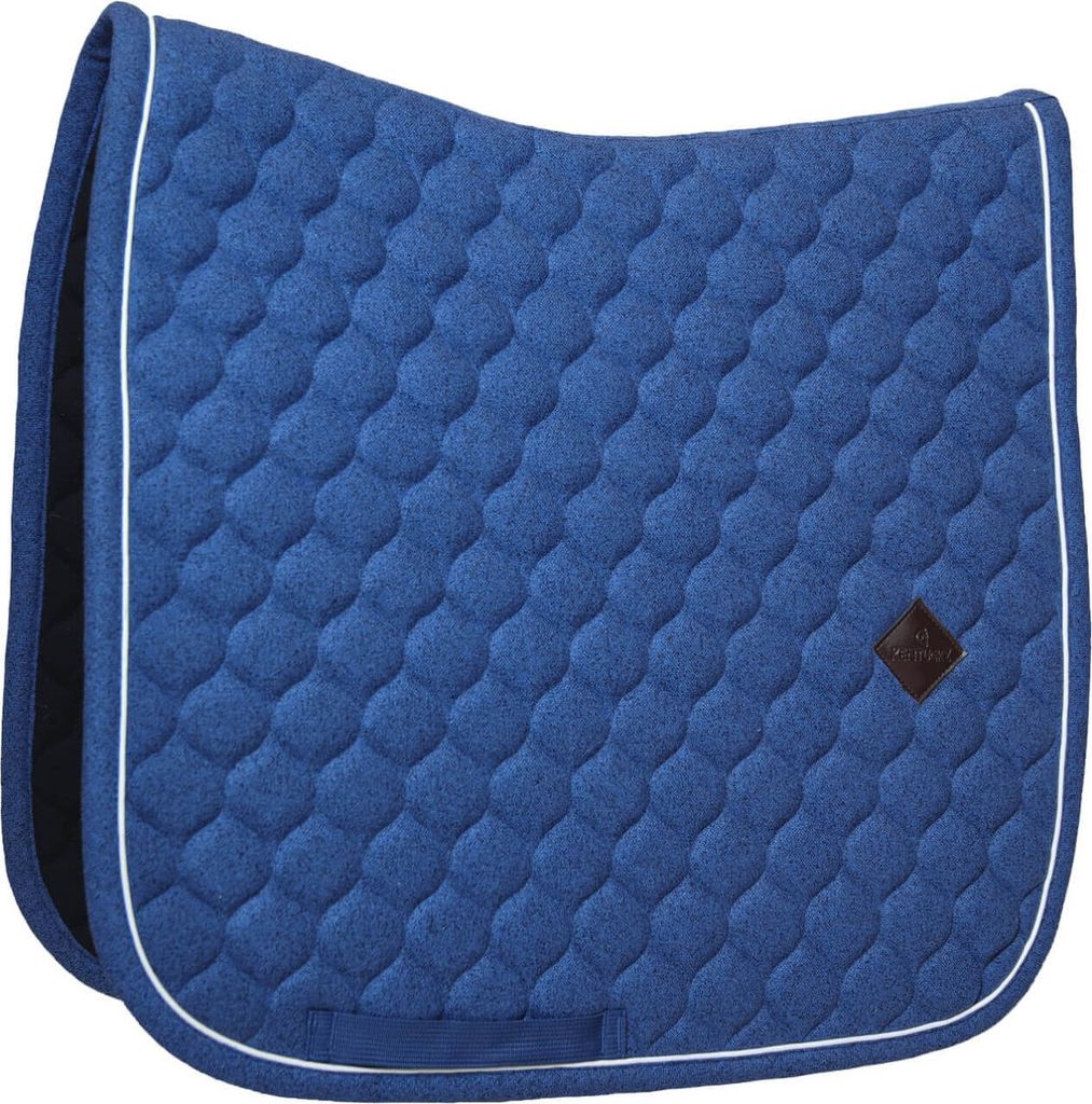 Kentucky Horsewear Saddle Pad Melange Dressage, Farbe:Navy, Größe:Full