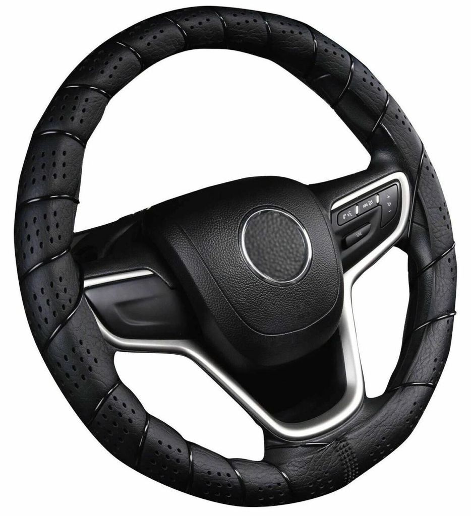 Copri volante in stile retrò, nero, misura 35–41 cm Immagine del prodotto 