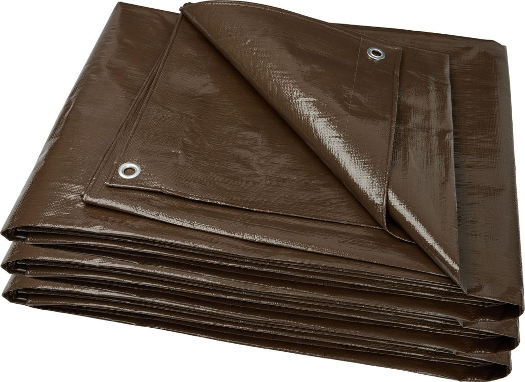 Garronda Abdeckplane – 10x12 m 200 g/m² – Plane wasserdicht, mit Ösen – UV-beständig, reißfest, schimmelresistent – Tarp PE Gewebeplane...