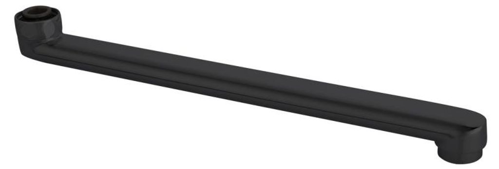 Bocchetta di scarico Aqualine, 320 mm, piatta, nero opaco Immagine del prodotto 