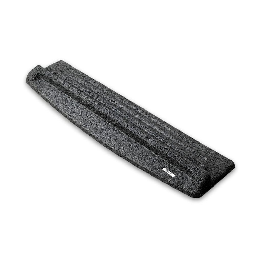 bepco Leitermatte - Antirutschmatte (LxBxH: 100 x 25 x 5 cm, Schwarz) - Leiterstandfuß, Leitersicherung aus 100% recyceltem Kunststoff, für siche...