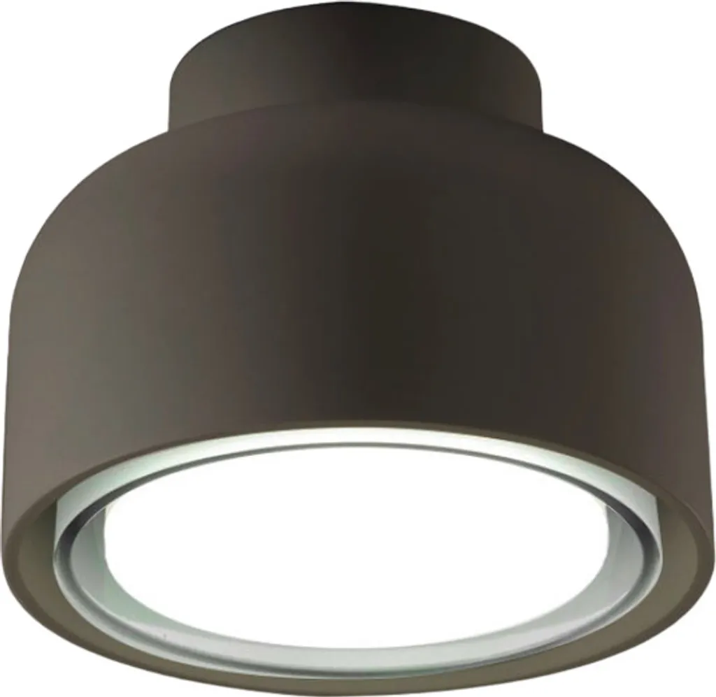 Plafonnier en Aluminium Bronze BOTTONE, Éclairage Moderne Culot GX53