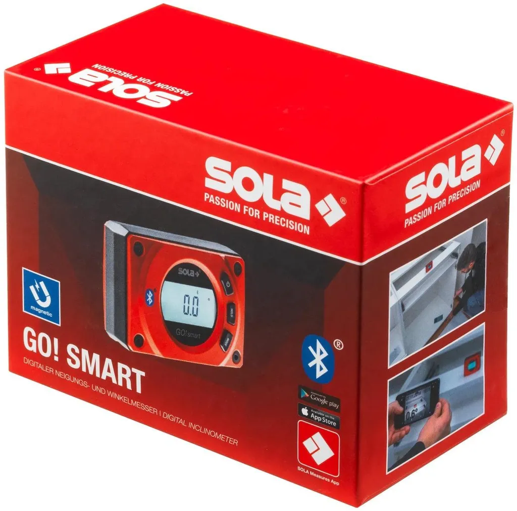 Niveau numérique GO SMART avec Bluetooth et écran LCD rétroéclairé 80mm - 10
