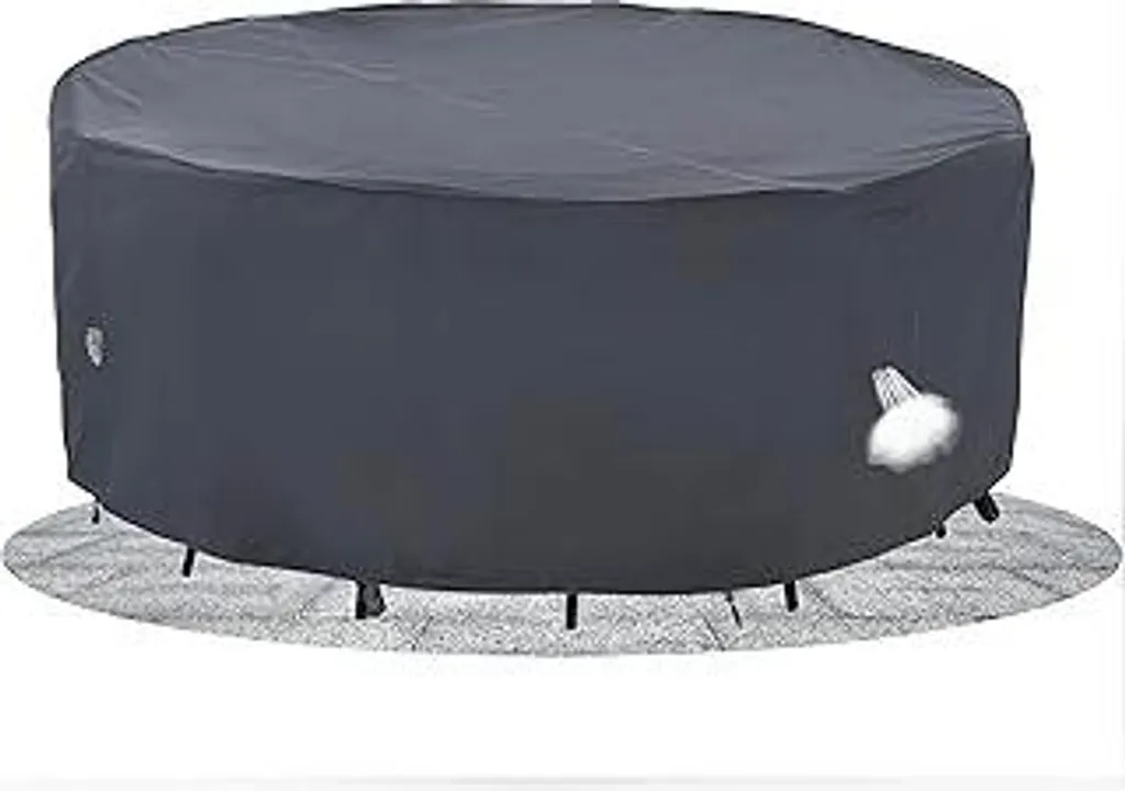 F&J Outdoors Copertura Mobili Giardino Rotonda 230x80cm - Telone 600D