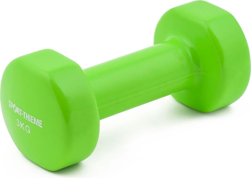 Sport-Thieme Fausthantel "Vinyl", 3 kg, Mint