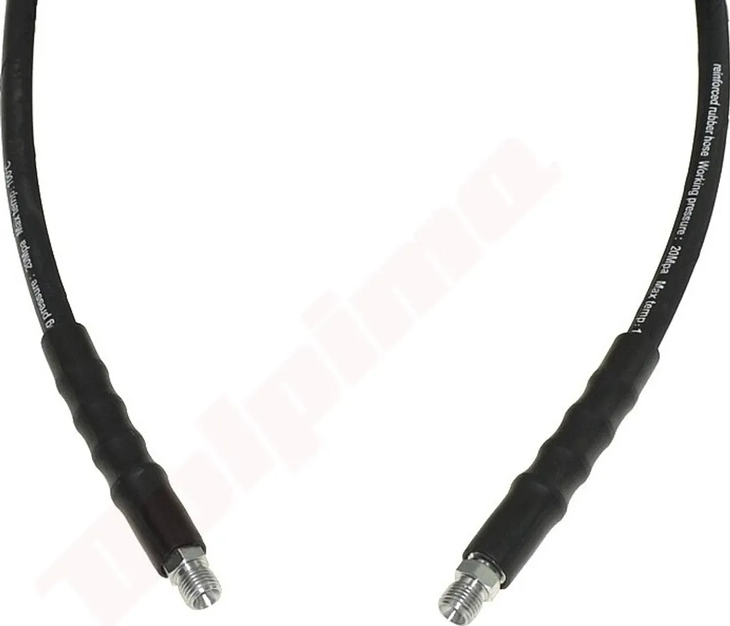 Flexible de compresseur 10M en caoutchouc avec raccords M1/4''