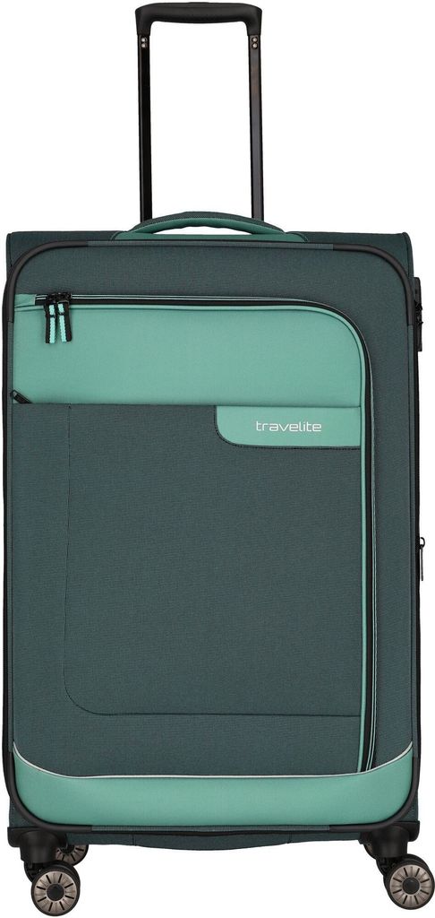 Travelite Viia - 4-Rollen-Trolley L 77 cm erw. (Eukalyptus) Produktbild 