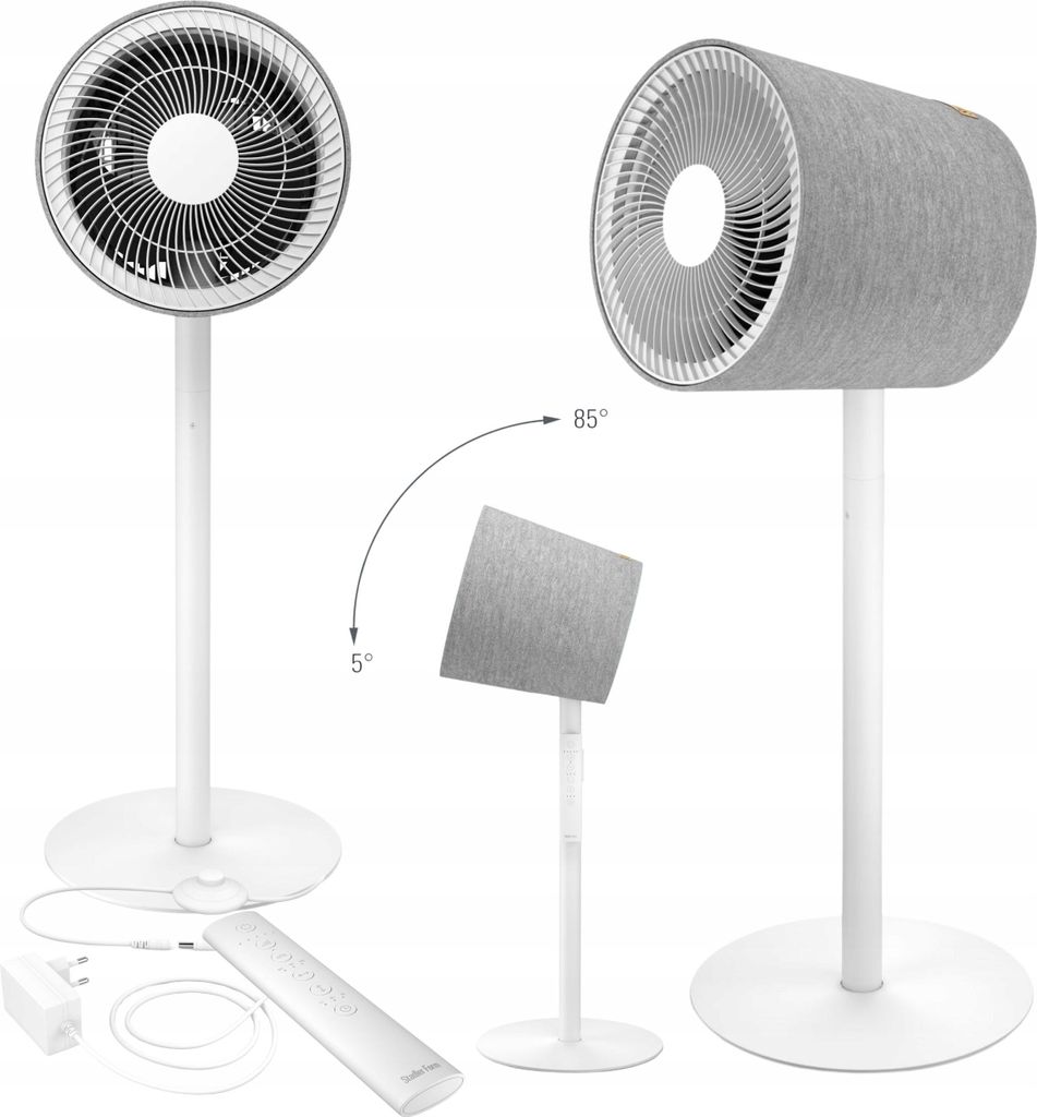 Simon Stadler Form Bodenventilator 3D-Oszillation Leise Fernbedienung