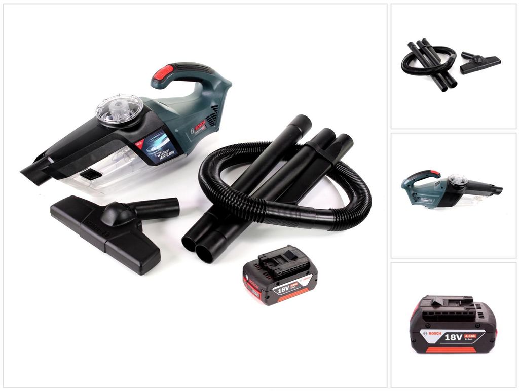 Bosch GAS 18V-1 Professional Li-Ion Akku Staubsauger Hand Produktbild 