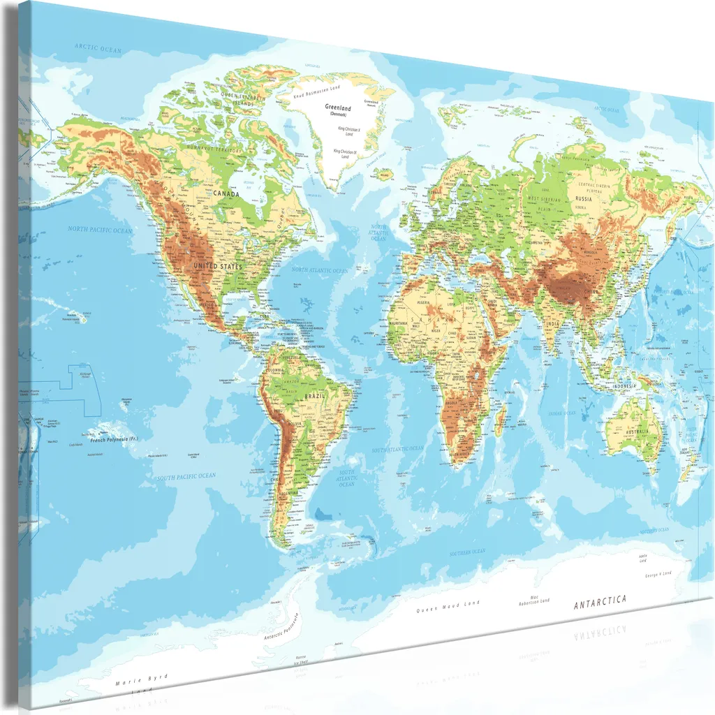 Tendenza Pareti 2024: Quadro Hello World 120x80 Tela Italiana