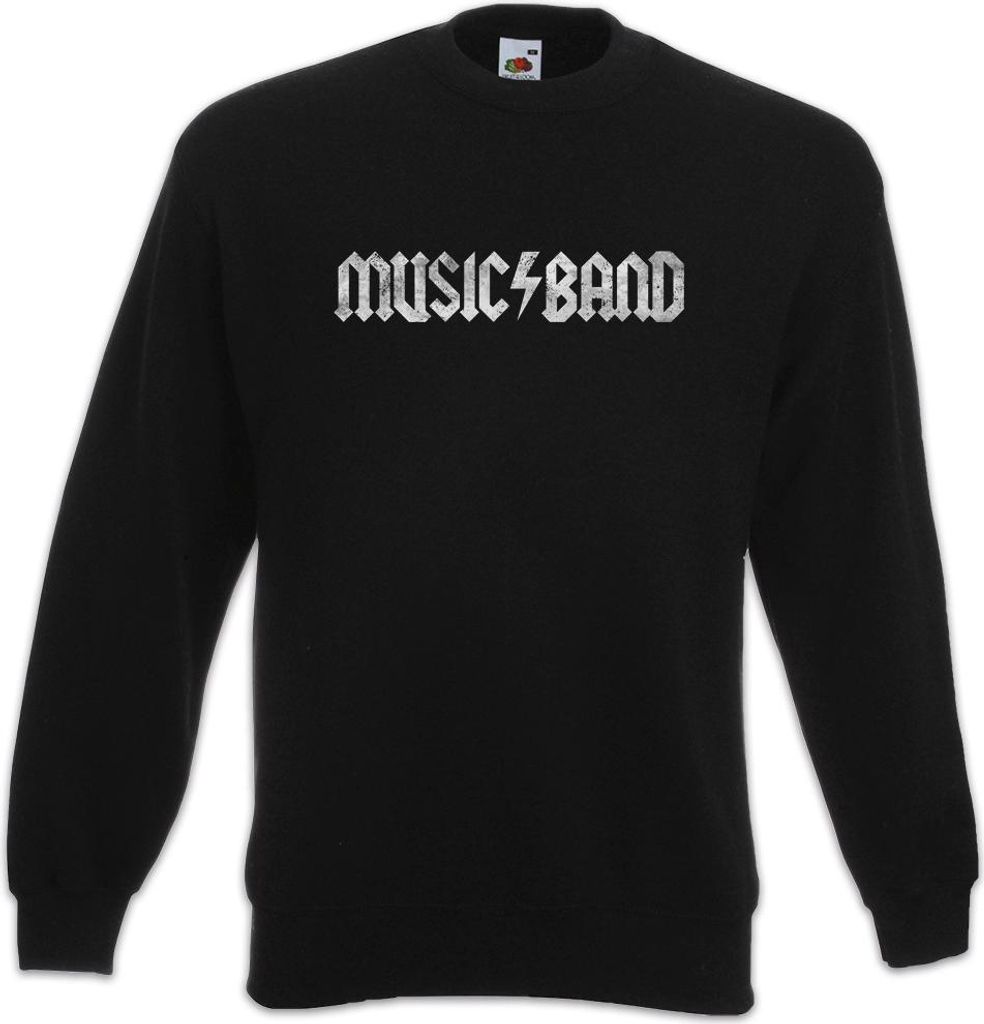 Urban Backwoods Music Band, Sweatshirt, Farbe: Schwarz, Größe: S