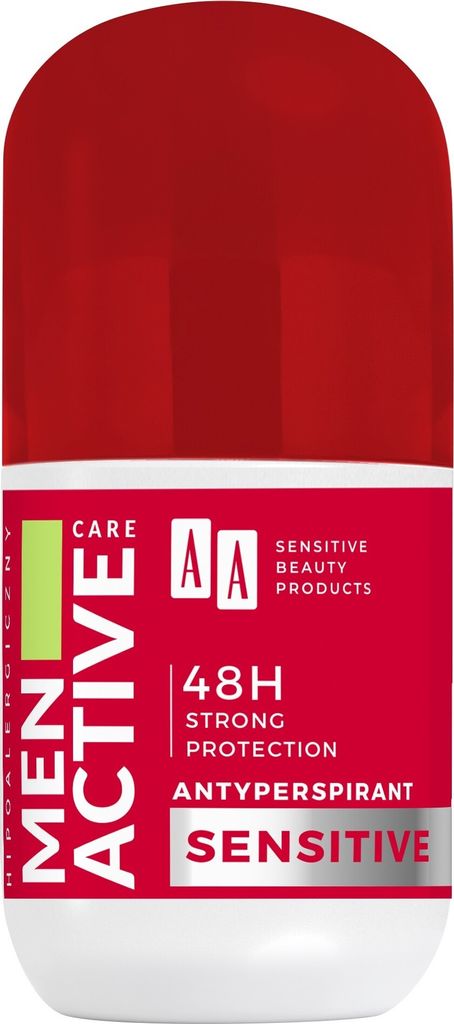 AA Men Active Care Antitranspirant Roll-on Deodorant Sensitive 50ml