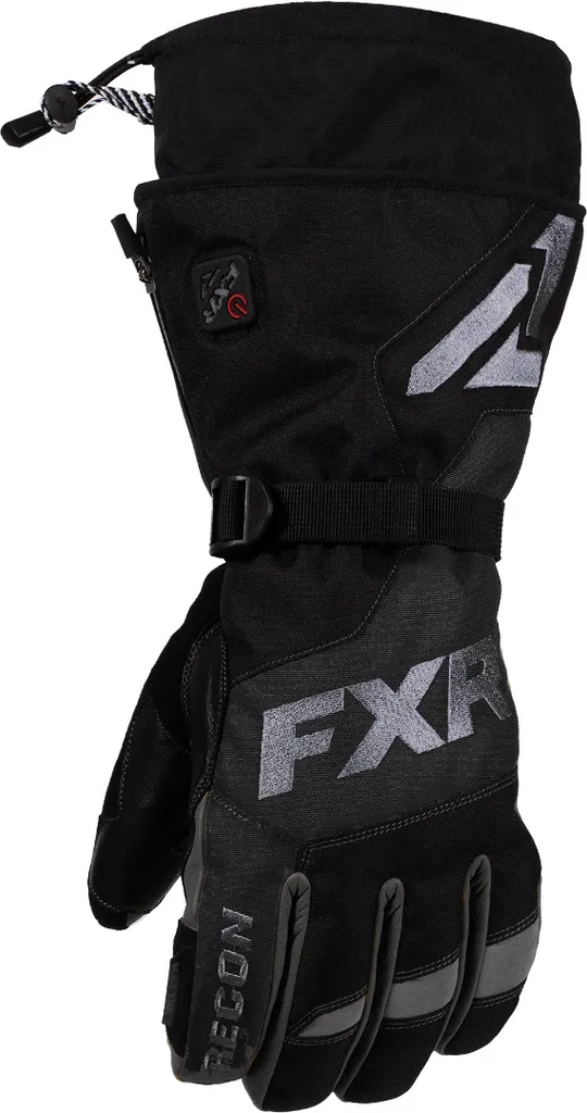 FXR Heated Recon Gants d'hiver chauffants noir taille M pour motoneige