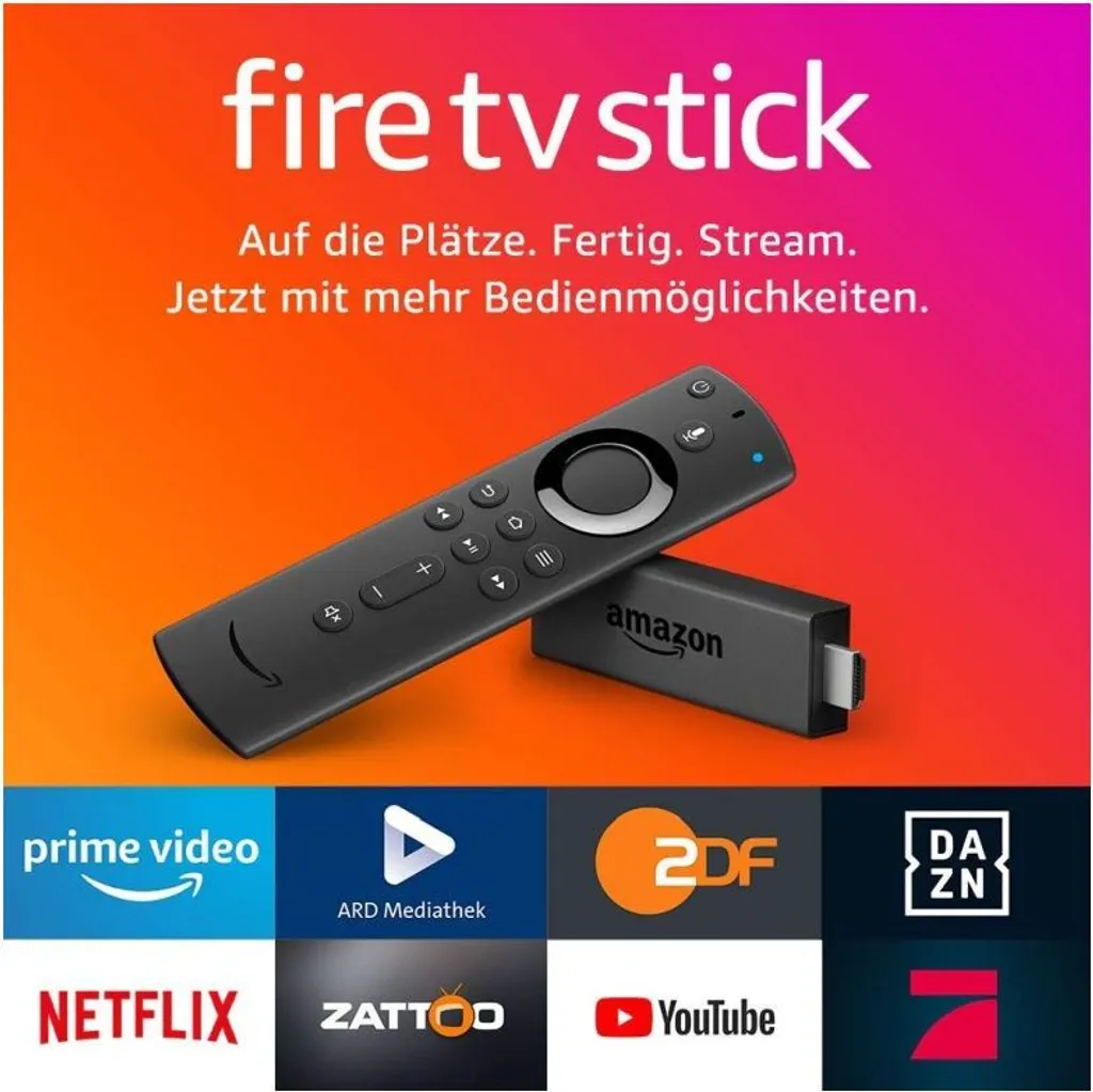 Fire TV Stick Amazon télécommande vocale et son Dolby Atmos inclus