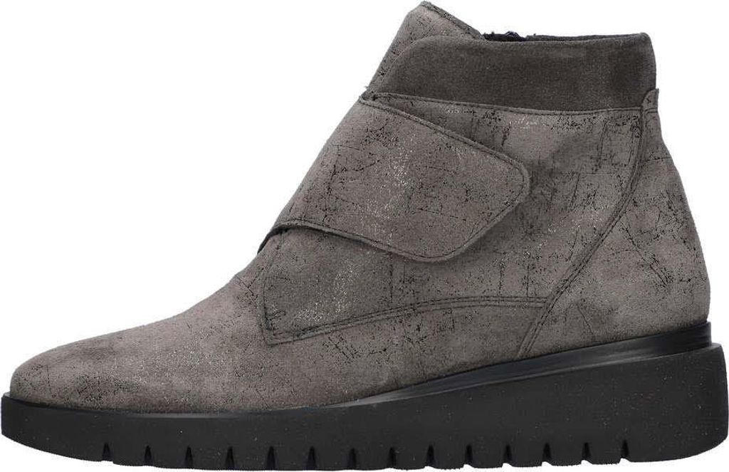 Waldläufer H Florenz Damen Stiefelette Slipper Modeschuh grau 38,5