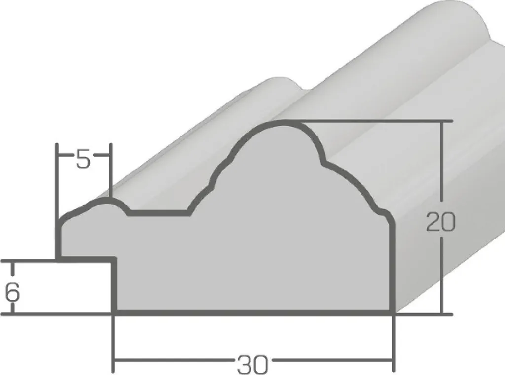 Specchio MendeFrames H015 25x38 Oro e Marrone | Specchiera da Parete - 4