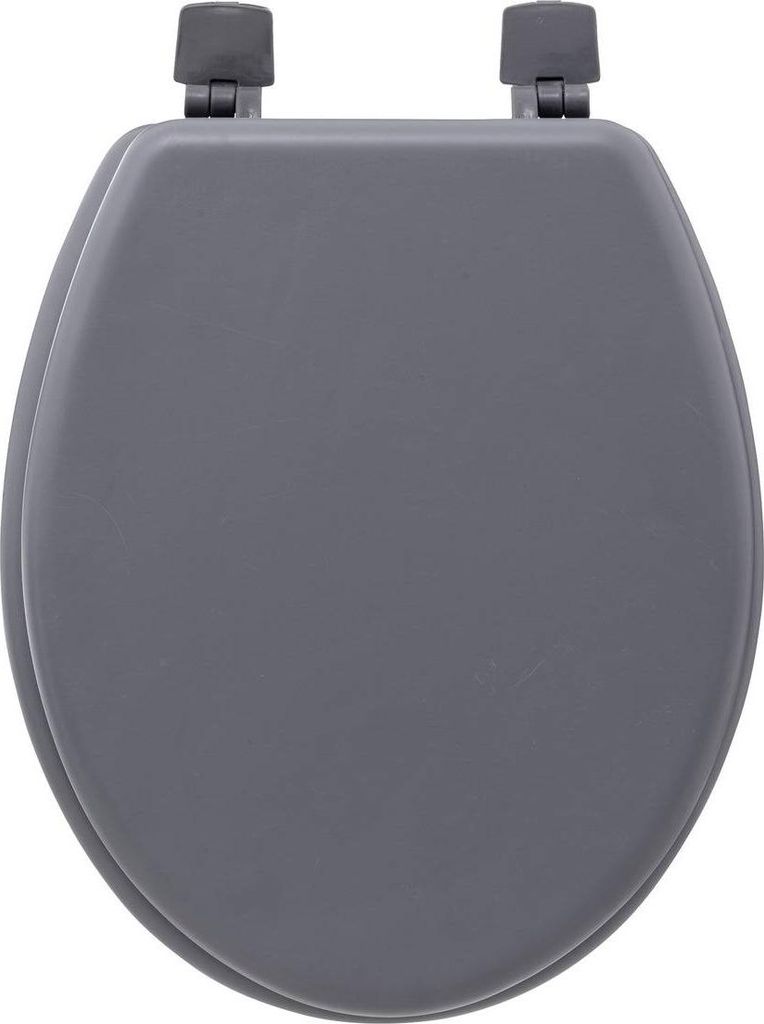 Wc-sitz "colorama" grau aus lackiertem holz - 5 five simply smart