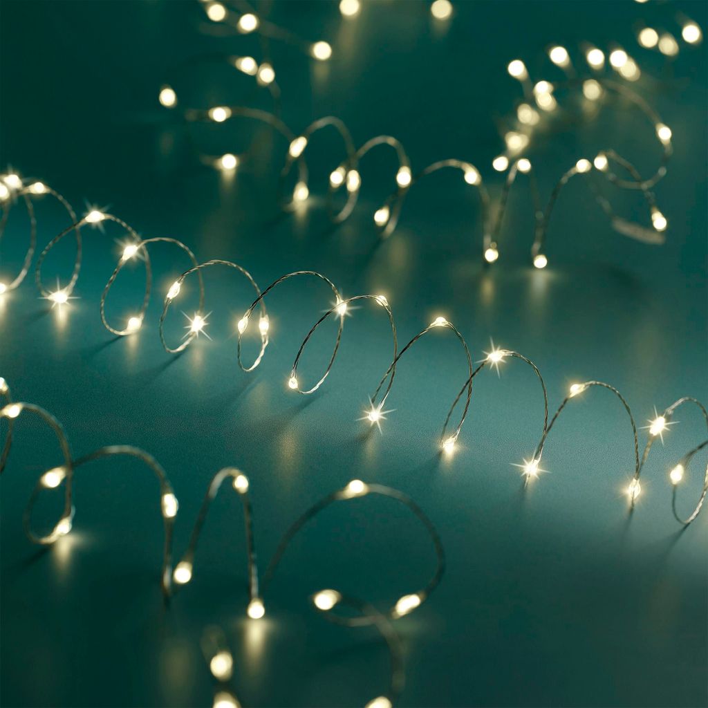 3.12 Batteriebetriebene Lichterkette mit Funktion - 100 LED Produktbild 