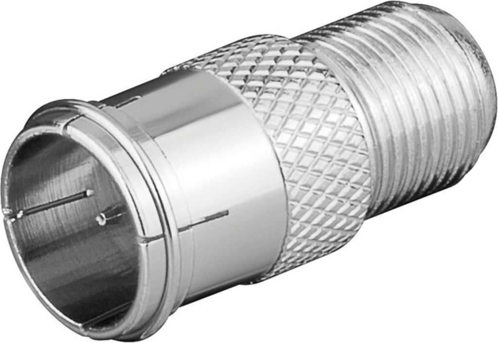 F-Adapter: F-Stecker (Quick) > F-Buchse Adapter-Stecker Produktbild 