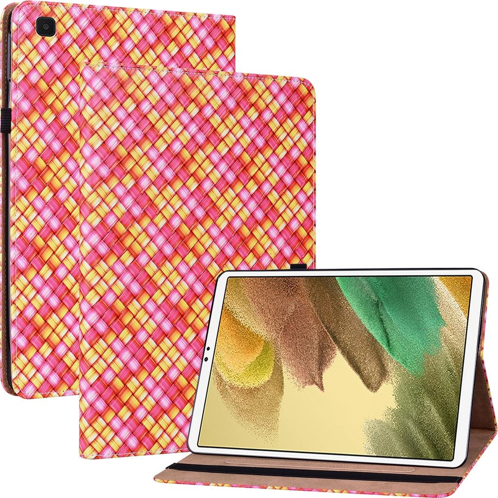 Für Samsung Galaxy Tab A7 Lite Pink Kunst Leder Hülle Tablet Tasche Etuis Neu